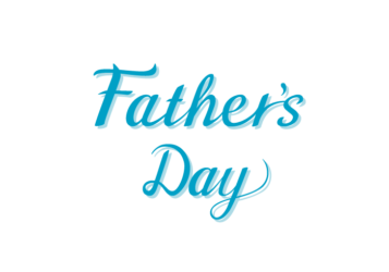 父の日「Father's day」のカリグラフィー文字