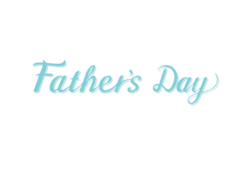 父の日「Father's day」のカリグラフィー文字
