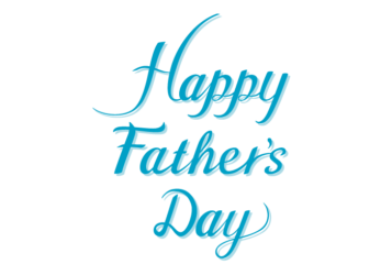 父の日「Happy father's day」のカリグラフィー文字