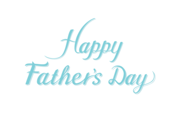 父の日「Happy father's day」のカリグラフィー文字