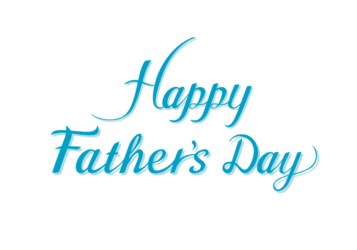父の日「Happy father's day」のカリグラフィー文字