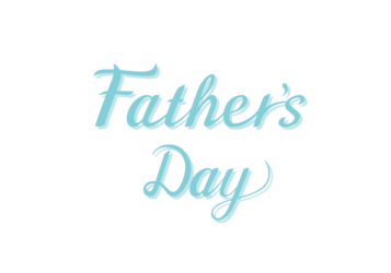 父の日「Father's day」のカリグラフィー文字