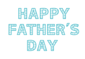 父の日「Happy father's day」の飾り文字