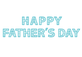 父の日「Happy father's day」の飾り文字