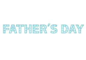 父の日「Father's day」の飾り文字