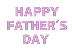父の日「Happy father's day」の飾り文字