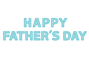 父の日「Happy father's day」の飾り文字