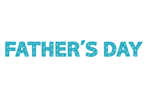 父の日「Father's day」の飾り文字