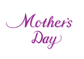 母の日「Mother's day」のカリグラフィー文字