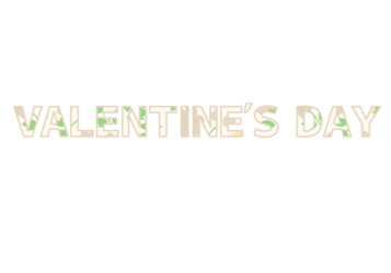 「Valentine's Day」の飾り文字