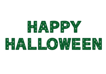 「Happy halloween」の飾り文字
