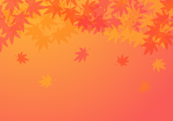 植物柄背景（紅葉のカエデ柄）