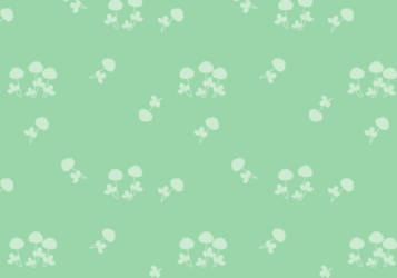 花柄背景（シロツメクサ柄）