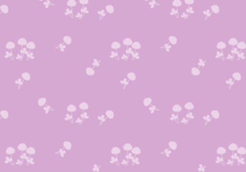 花柄背景（シロツメクサ柄）