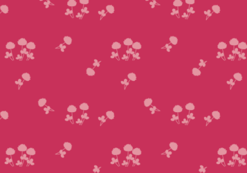 花柄背景（シロツメクサ柄）