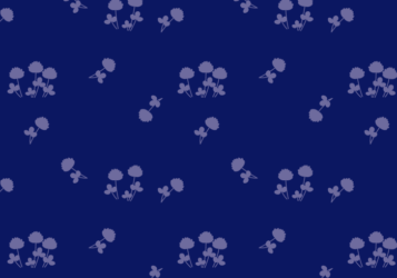 花柄背景（シロツメクサ柄）
