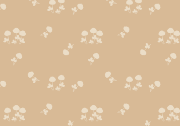 花柄背景（シロツメクサ柄）