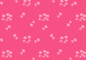 花柄背景（シロツメクサ柄）