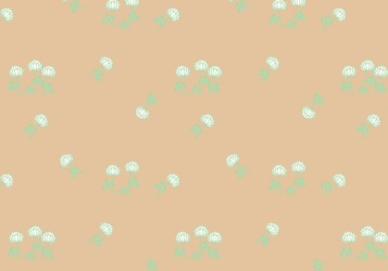 花柄背景（シロツメクサ柄）