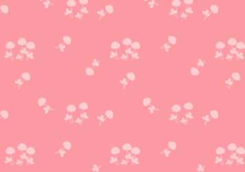 花柄背景（シロツメクサ柄）