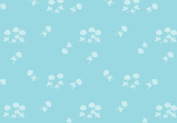 花柄背景（シロツメクサ柄）