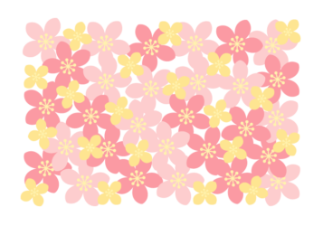 花の長方形ロゴ