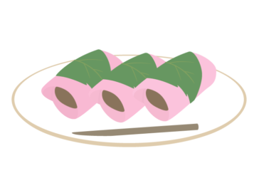 桜餅（関東風の長明寺）