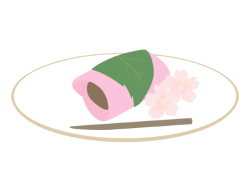 桜餅（関東風の長明寺）