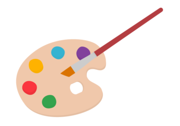 絵具（パレットと絵筆）