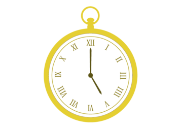 懐中時計（5時）