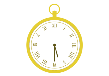 懐中時計（5時30分）