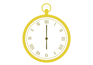 懐中時計（6時）