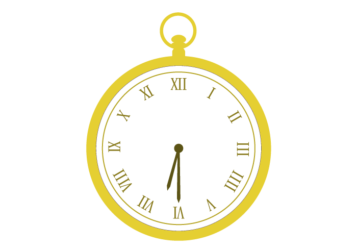 懐中時計（6時30分）