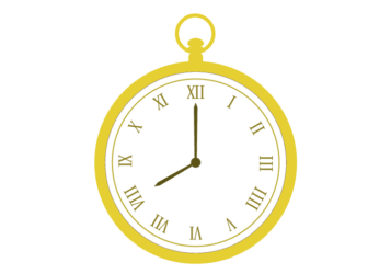 懐中時計（8時）
