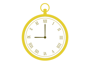 懐中時計（9時）