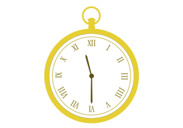 懐中時計（11時30分）