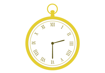 中時計（2時30分）