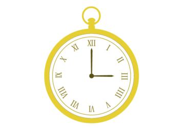 懐中時計（3時）