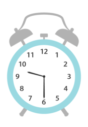 置時計（9時30分）