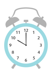 置時計（10時）