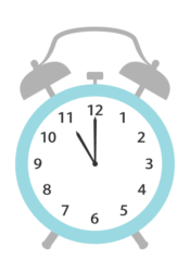 置時計（11時）