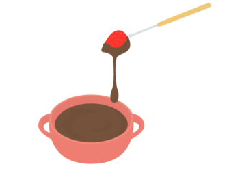 チョコレートフォンデュ