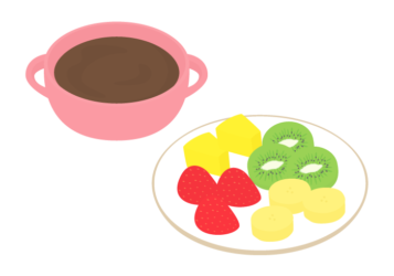 チョコレートフォンデュ