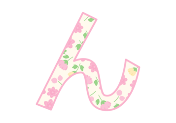 ひらがな飾り文字「ん」