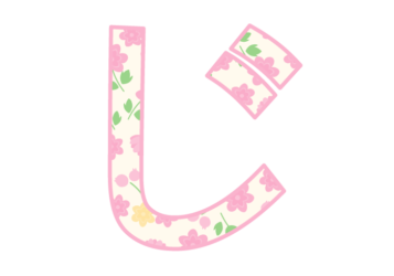 ひらがな飾り文字「じ」