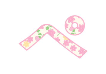 ひらがな飾り文字「ぺ」