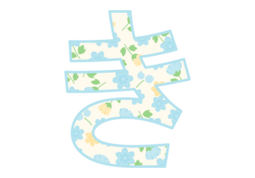 ひらがな飾り文字「き」