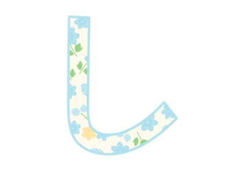 ひらがな飾り文字「し」