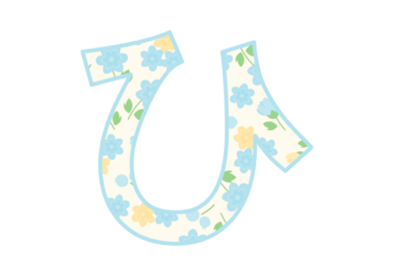 ひらがな飾り文字「ひ」