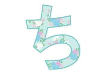 ひらがな飾り文字「ち」